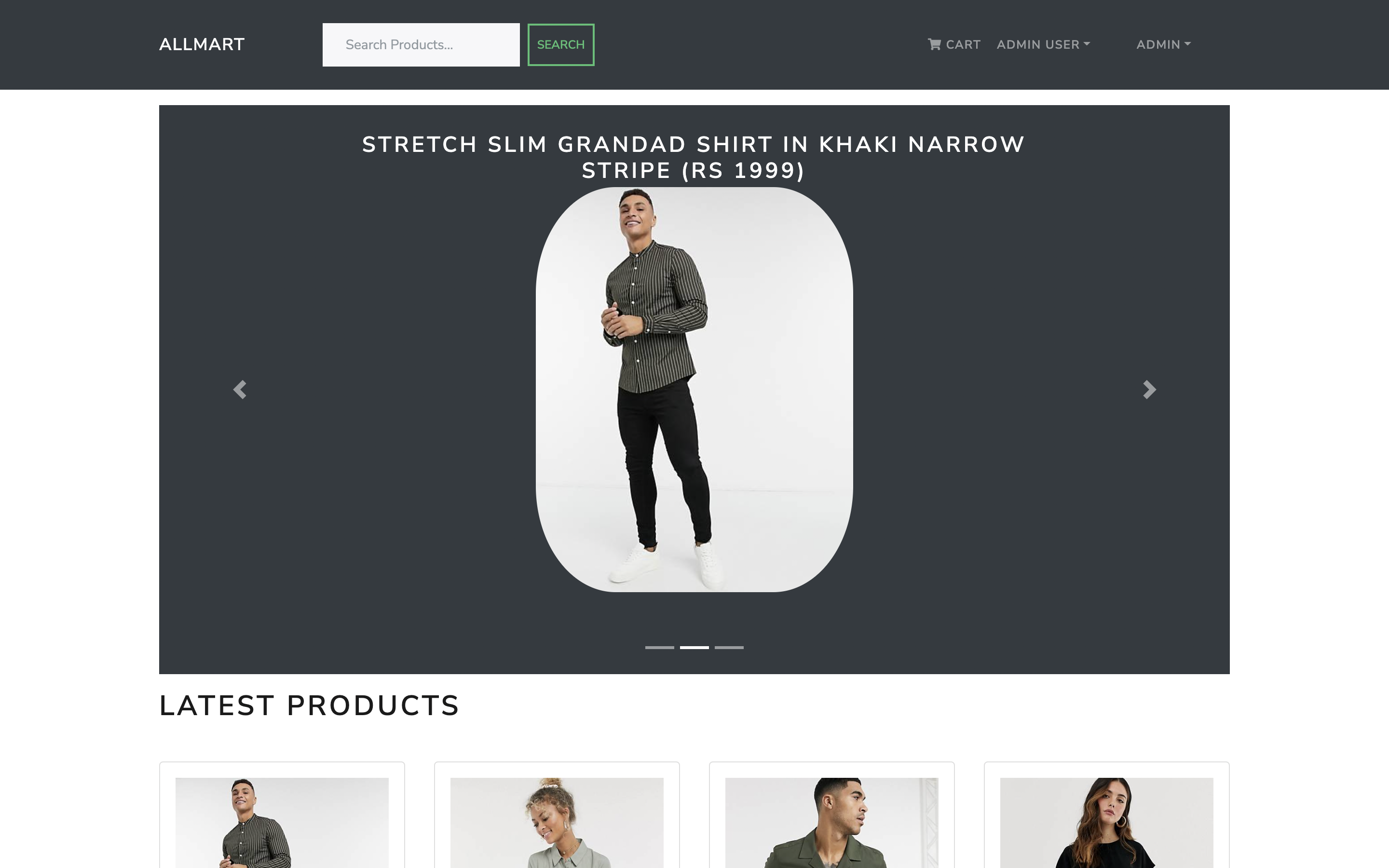 AllMart — eCommerce Web App